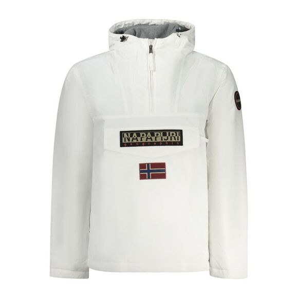 Napapijri White Polyamide Men's Men's Jacket